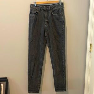 Dark Grey Urban Outfitters Mom Jeans